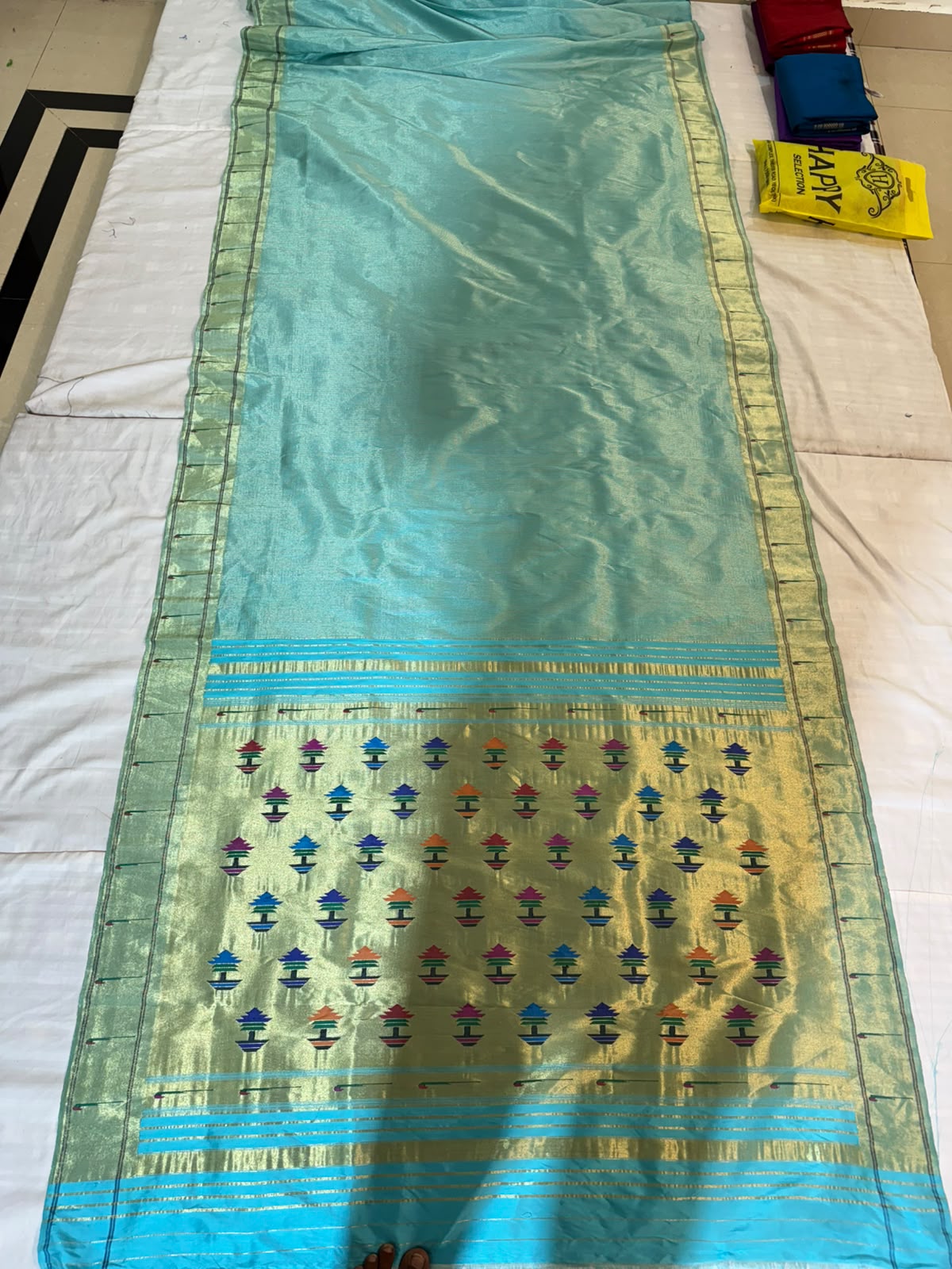 Single Muniya Paithani Saree