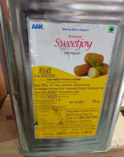 KAMANI SWEETJOY VANASPATI, Packaging Size: 15 kg