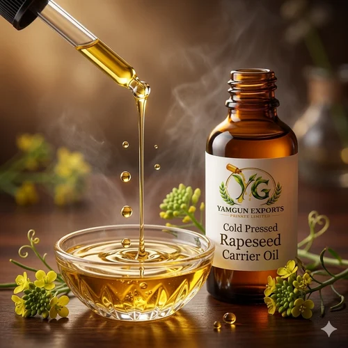 Cold Pressed Rapeseed Carrier Oil, Packaging Size: 200 L, Cosmetic Grade