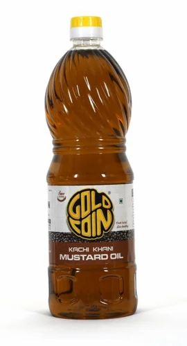 1 L Gold Coin Kachi Ghani Mustard Oil