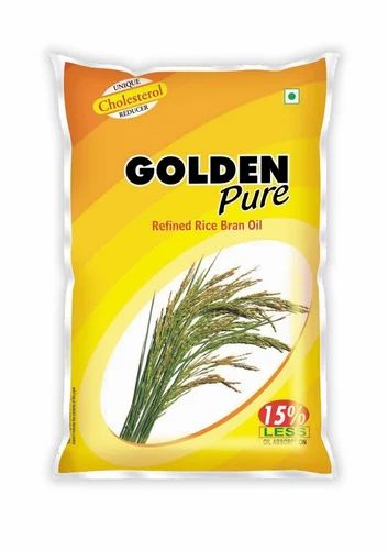 GOLDENPURE REFINED RICEBRAN OIL 1 LTR, Lowers Cholesterol