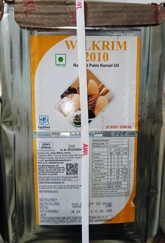 Wilkrim 2010 Refined Palm Kernel Oil, 15 Kg, food grade