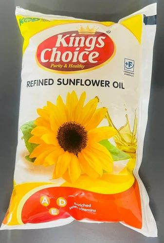 Refined Sunflower Oil, Packaging Type: Pouched