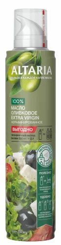 ALTARIA Extra Virgin Unrefined Olive Oil Spray, Packaging Size: 250 ml