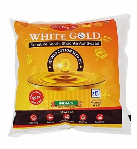 Cottonseed Refined Oil (500 ml pouch)