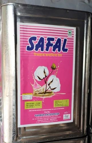 Refined Cottonseed Oil SAFAL, Packaging Size: 15 kg