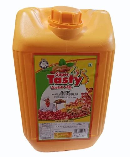 15 Litre Super Tasty Multi Source Edible Oil, Packaging Type: Can