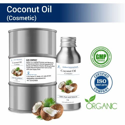 Aethon Rbd Coconut Oil, Packaging Type: Plastic Bottle, Packaging Size: 1 litre