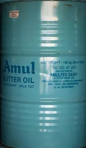 Amul Butter Oil 190kg, Milk Fat: 99%, Packaging Type: Brl