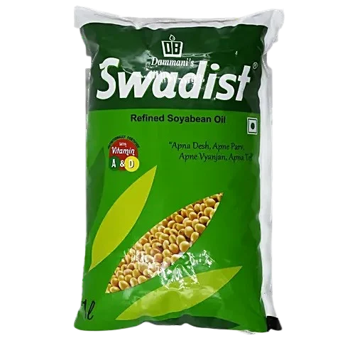 SWADIST SOYA OIL POUCH 1 LTR