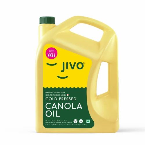 JIVO COLD PRESSED CANOLA OIL 5 LTR