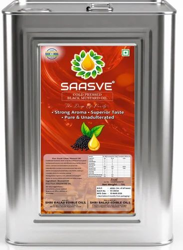 15L Kachi Ghani Black Mustard Oil