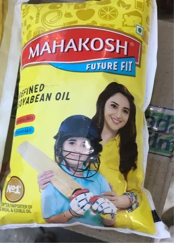 Poly Unsaturated Mahakosh Soyabean Oil, Packaging Type: Pouched, Packaging Size: 1 litre