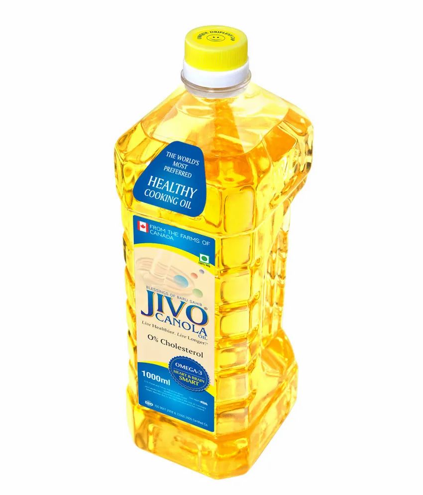 1 Liter Pouch Jivo Canola Refined Oil