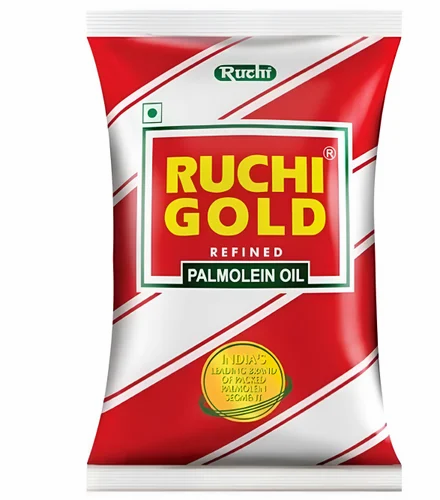 1 L Ruchi Gold Refined Palmolein Oil, RBD Palm Olein