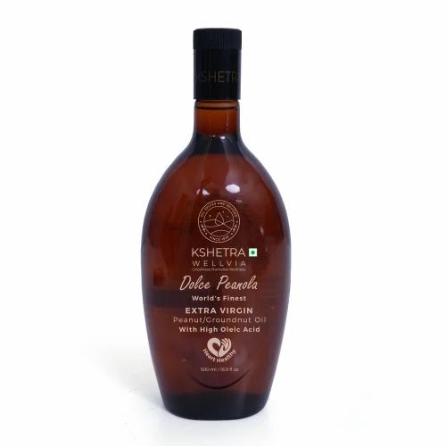 Kshetra Extra Virgin Groundnut -Peanut Oil -500ml bottle