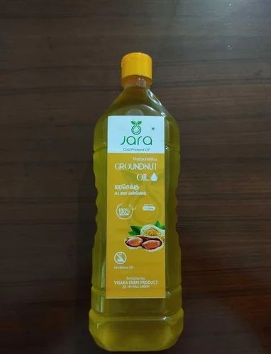 Wood Cold Pressed Groundnut Oil