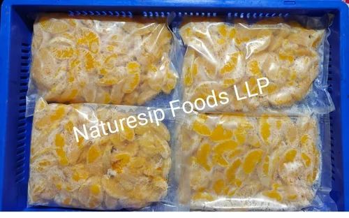 Yellow Frozen Orange Pulp, Packaging Type: Packets, Packaging Size: 1 Kg