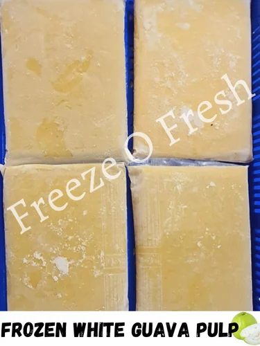 Frozen White guava pulp, Packaging Size: 1 Kg, Speciality: Organic