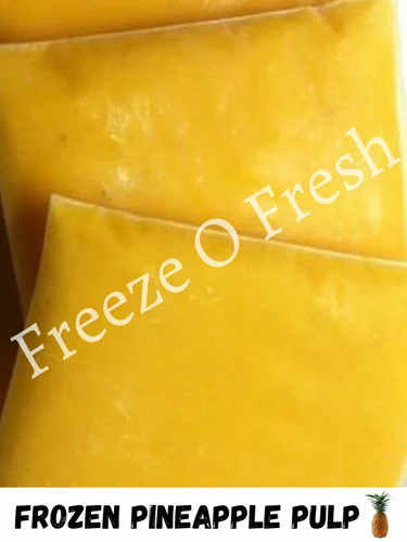 Yellow Frozen Pineapple Pulp, Packaging Size: 1 Kg, Speciality: Organic