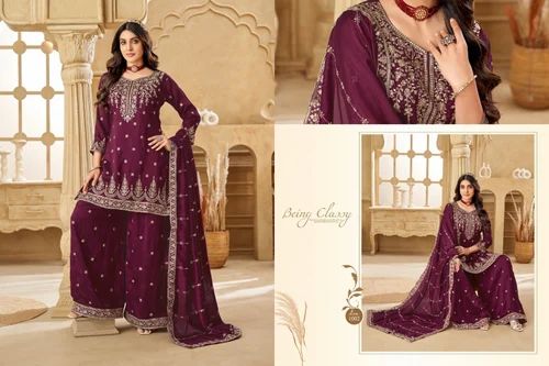 Heavy Embroidery Suits, Stitched