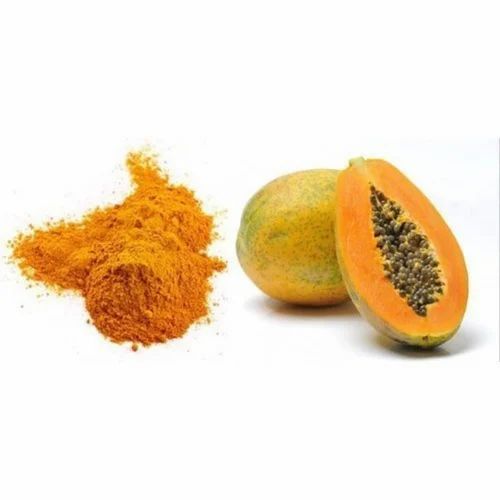 Yellow 100% ORGANIC SPRAY DRY PAPAYA EXTRACT POWDER, Packet, Packaging Size: 5 Kg
