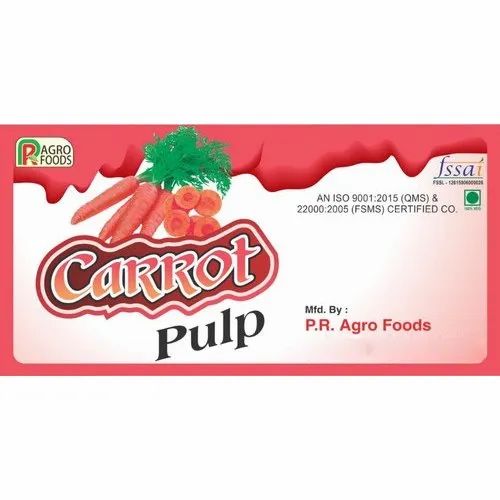 Carrot Pulp, Packaging: Drum