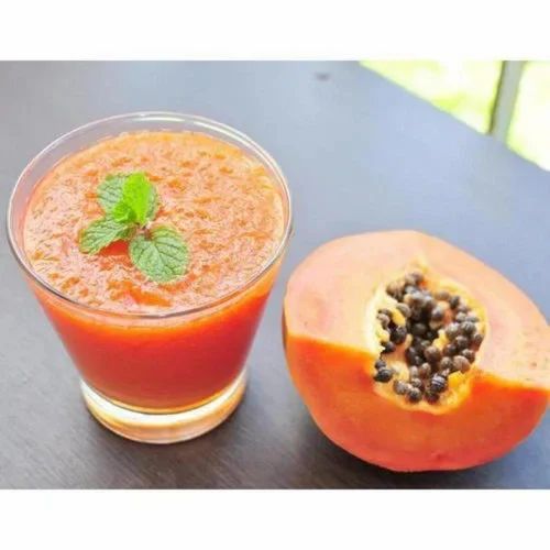 Red Papaya Pulp, 100 kg