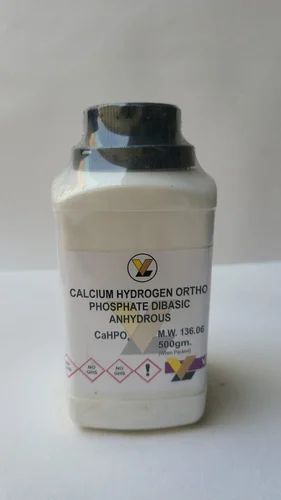 Powder Calcium hydrogen ortho phosphate dibasic anhydrous, Packaging Type: Bottle