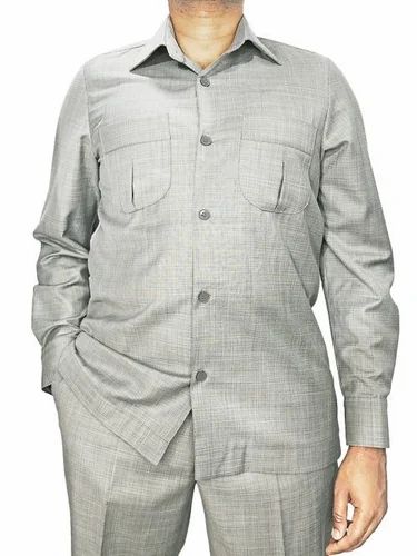 Grey Men Safari Suit