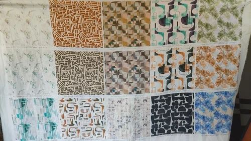 Digital Printed Cotton Fabric with Modern & Botanical Patterns for Apparel, Home Furnishing