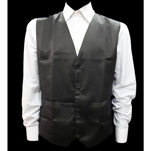 Black Satin waistcoat