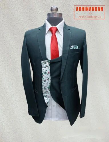 3 Piece Men Plain Wedding Suit