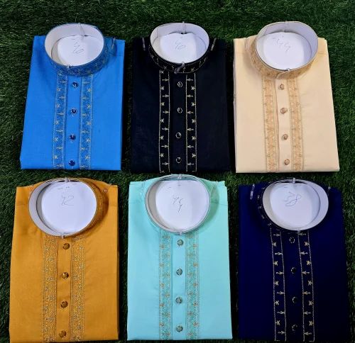 Embroidered Kurta Pajama