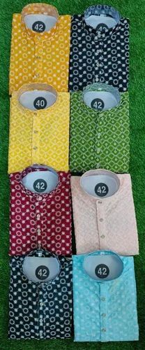 Cotton Multicolor Embroidered Premium Kurta