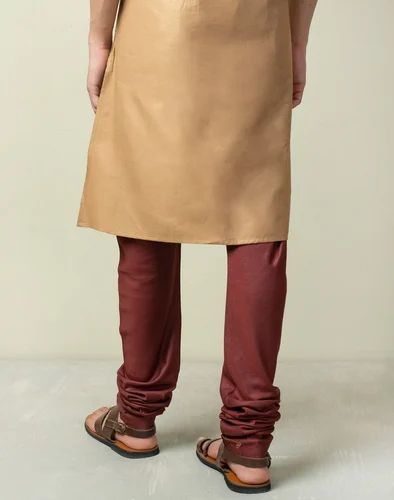 Cotton Viscose Tussar Zipper Churidar