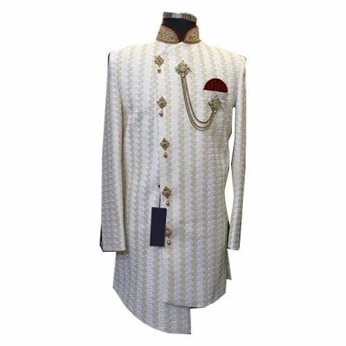 Mens Party Wear Cotton Sherwani