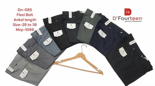 Cotton 8 colours Plain Mens Formal Pants
