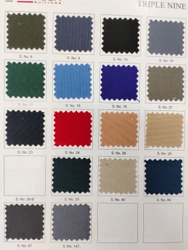 Cotton Drill Fabric, Plain/Solids
