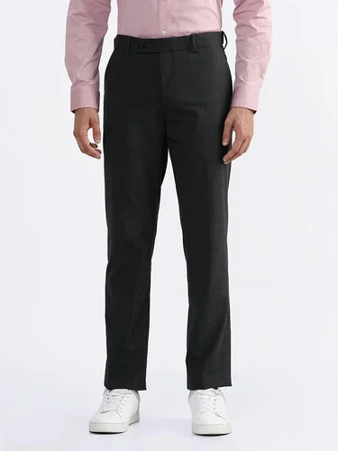 Black Men Formal Pants, Size: Medium