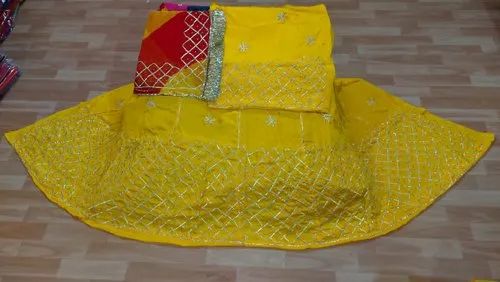 Yellow Cotton Jodhpuri Rajputi Poshak