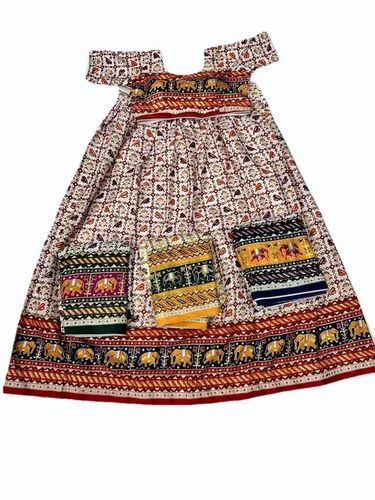 Multicolor Ladies Embroidery Cotton Chaniya Choli, Dry clean