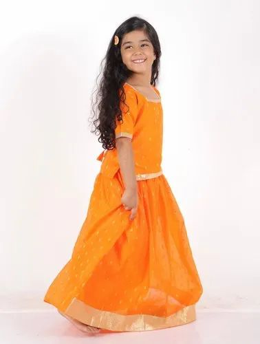 Silk Kids Pattu Pavadai Set, Size: 6m -12 Years