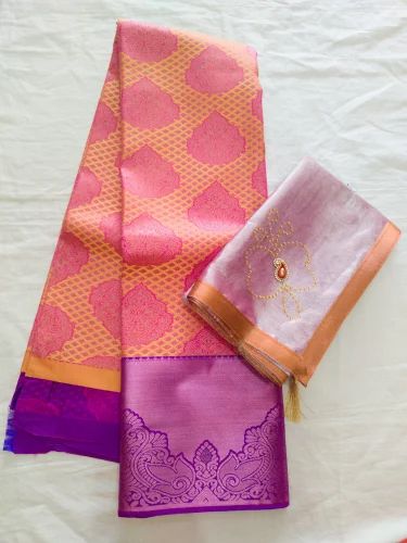 Silk Pattu Pavadai Material