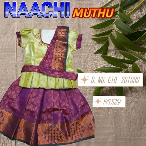 Designer Kids Pattu Pavadai