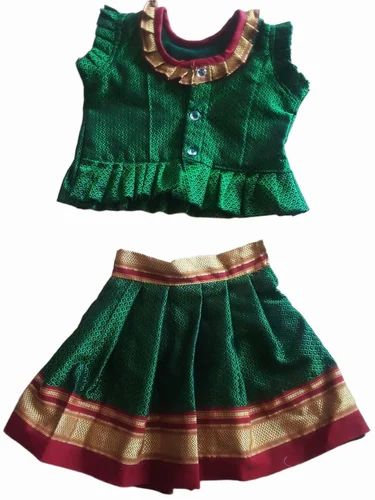 Festive Wear Kids Pattu Pavadai