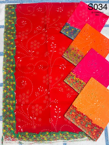 S034 Cotton Rajputi Odhani