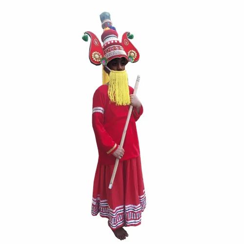 Onapottam Costume for Authentic Kerala Onam Festival Dress for Stage and Temple Events