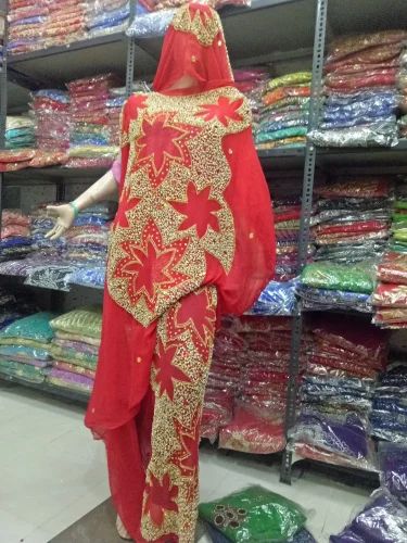 Chiffon Embroidery 102 T Sudan Thobe, Size: Free Size