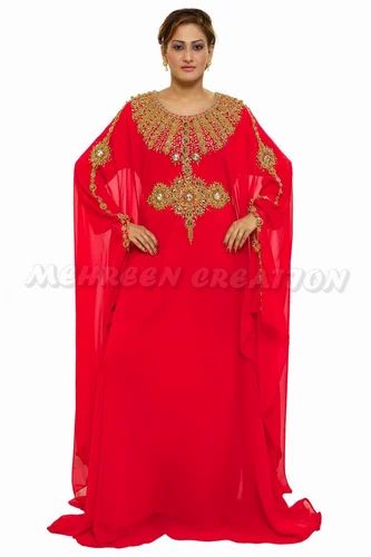 Arabian Fancy Jilbab Modern Dress 1016